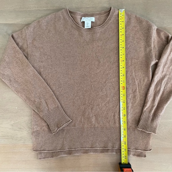 100% Cashmere Tan Sweater Rachel Zoe - Picture 5 of 7